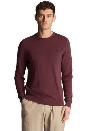 Lyle & Scott Heren, Truien, Rood, Maat: 2XL Katoen