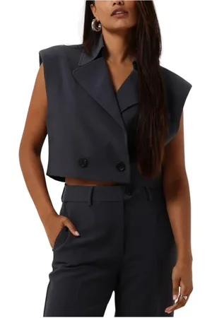 Co`Couture Dames, Jassen, Blauw, Maat: L Poliester