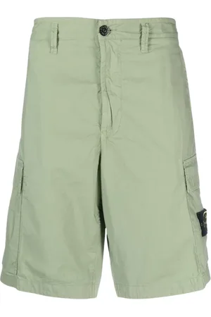 Stone Island Heren, Korte broeken, Groen, Maat: W29 Katoen