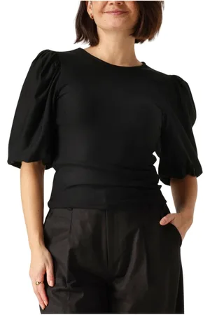 Gestuz Dames, Blouses & Shirts, Zwart, Maat: M