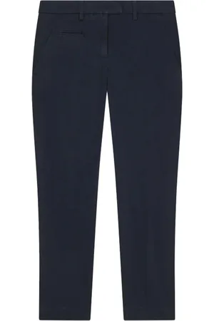 Dondup Dames, Broeken, Blauw, Maat: W32 Katoen