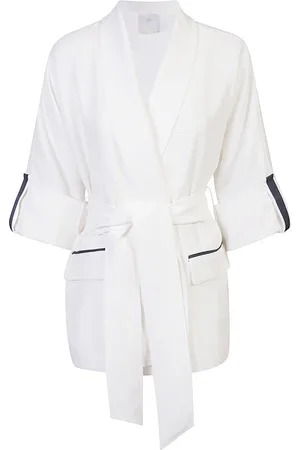 ELEVENTY Dames, Jassen, Wit, Maat: XS Zijde