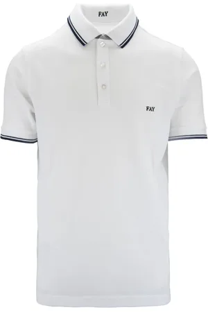 FAY Heren, Tops, Wit, Maat: 2XL Katoen