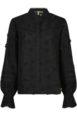 Fabienne Chapot Dames, Blouses & Shirts, Zwart, Maat: XS Katoen