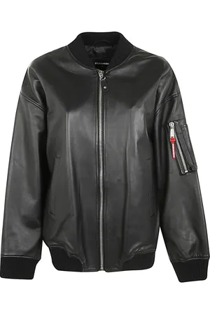 Dsquared2 Dames, Jassen, Zwart, Maat: XS Vinyl