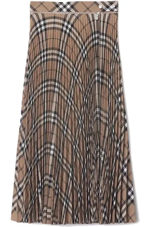 Burberry Dames, Rokken, Bruin, Maat: 3XS Wol
