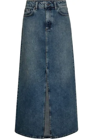 Co`Couture Dames, Rokken, Blauw, Maat: S Denim