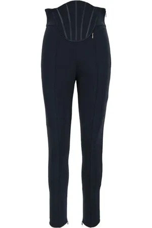 Elisabetta Franchi Dames, Broeken, Zwart, Maat: 2XS Katoen