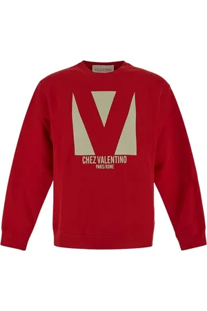 VALENTINO Heren, Sweatshirts & Hoodies, Rood, Maat: XL