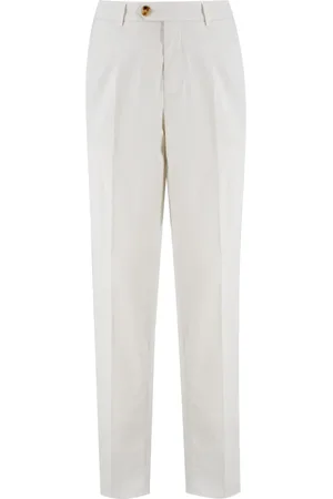 Brunello Cucinelli Heren, Broeken, Wit, Maat: XL Katoen