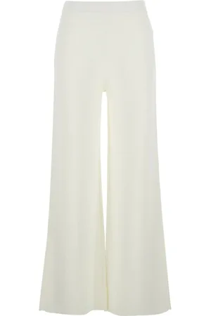 P.A.R.O.S.H. Dames, Broeken, Wit, Maat: S Viscose