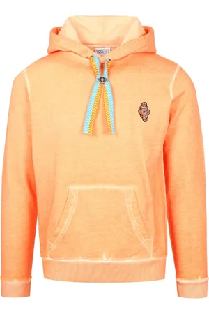 MARCELO BURLON Heren, Sweatshirts & Hoodies, Oranje, Maat: XS Katoen