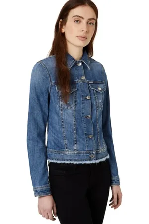 Liu Jo Dames, Jassen, Blauw, Maat: XS Denim