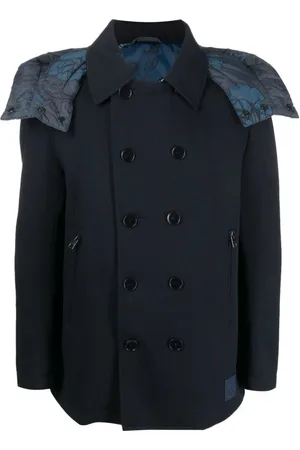 Etro Heren, Mantels, Blauw, Maat: 2XL Wol