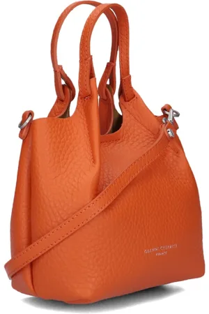 Gianni chiarini Dames, Tassen, Oranje, Maat: ONE Size Leer