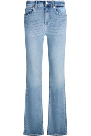 Liu Jo Dames, Jeans, Blauw, Maat: W32 Katoen