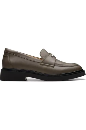 Clarks Dames, Schoenen, Groen, Maat: 36 EU Leer