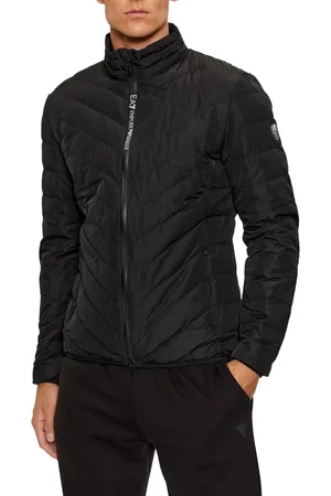 EA7 Heren, Jassen, Zwart, Maat: 2XL Poliester