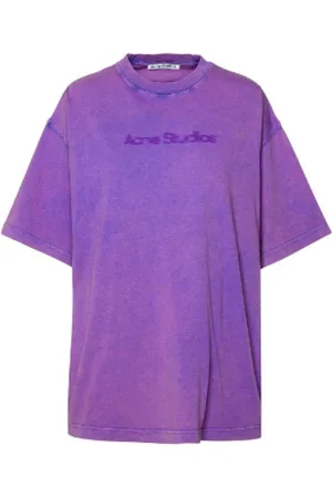 Acne Studios Heren, Tops, Paars, Maat: M Katoen