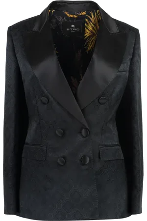 Etro Dames, Jassen, Zwart, Maat: M Viscose