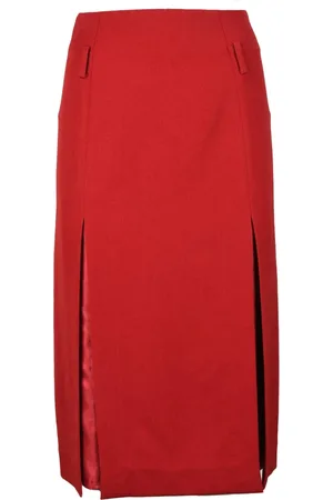 Victoria Beckham Dames, Rokken, Rood, Maat: L Wol