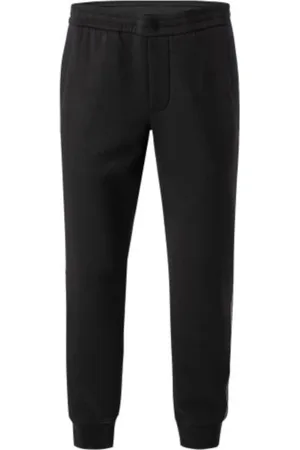 Emporio Armani Heren, Broeken, Zwart, Maat: M Jersey
