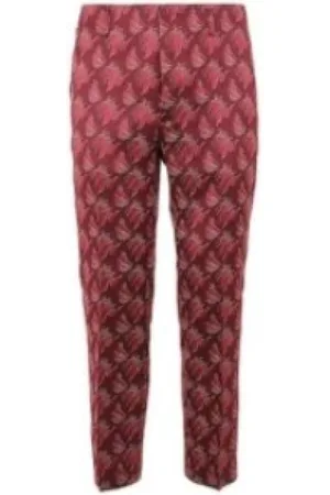 DRIES VAN NOTEN Heren, Broeken, Rood, Maat: L Zijde