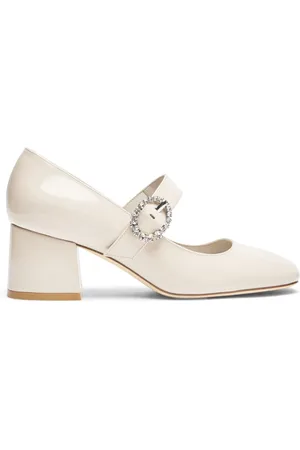 Stuart Weitzman Dames, Schoenen, Wit, Maat: 40 1/2 EU Leer