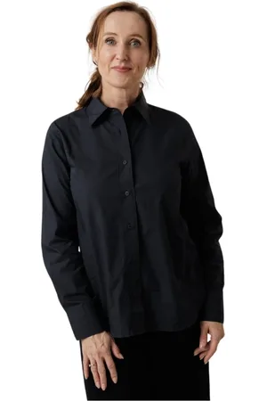 Closed Dames, Blouses & Shirts, Blauw, Maat: S Katoen