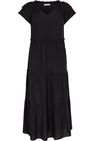 Co`Couture Dames, Jurken, Zwart, Maat: XS Viscose