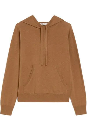 Max Mara Dames, Sweatshirts & Hoodies, Bruin, Maat: L Wol