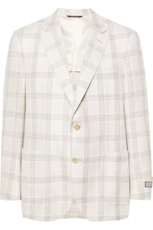 CANALI Heren, Jassen, , Maat: 3XL Linnen