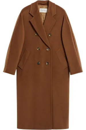 Max Mara Dames, Mantels, Bruin, Maat: 3XS