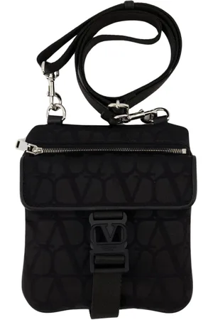 VALENTINO GARAVANI Heren, Tassen, Zwart, Maat: ONE Size Leer