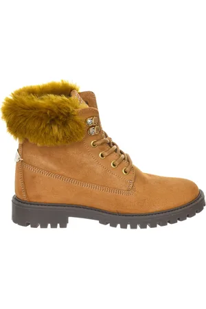 Guess Dames, Schoenen, Bruin, Maat: 35 EU Leer