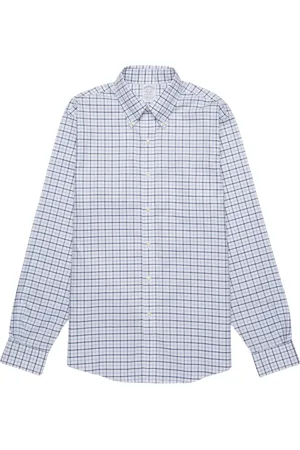 Brooks Brothers Heren, Overhemden, Blauw, Maat: S Katoen