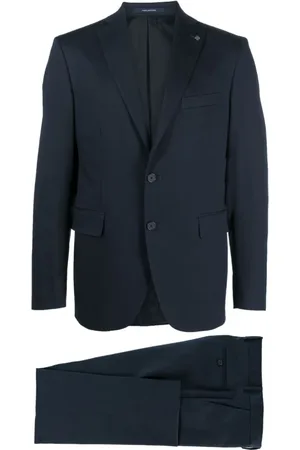 TAGLIATORE Heren, Pakken, Blauw, Maat: M Katoen