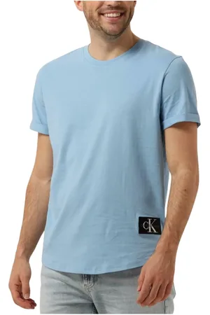 Calvin Klein Heren, Tops, Blauw, Maat: XS Katoen
