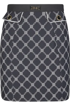 Elisabetta Franchi Dames, Rokken, Zwart, Maat: S