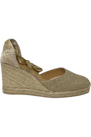 Castaner Dames, Schoenen, Geel, Maat: 38 EU Katoen