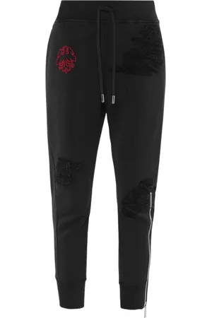Dsquared2 Dames, Broeken, Zwart, Maat: L