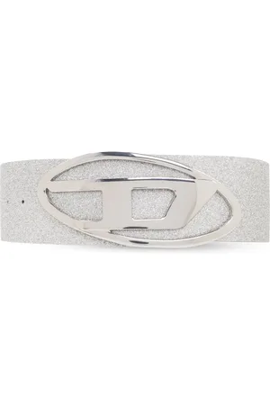 Diesel Dames, Accessoires, Grijs, Maat: 85 CM Leer