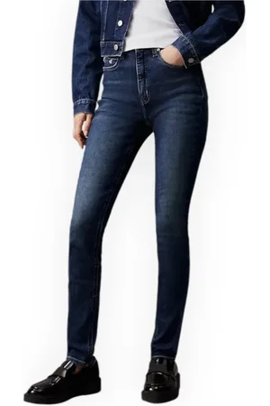 Calvin Klein Dames, Jeans, Blauw, Maat: W30 Katoen