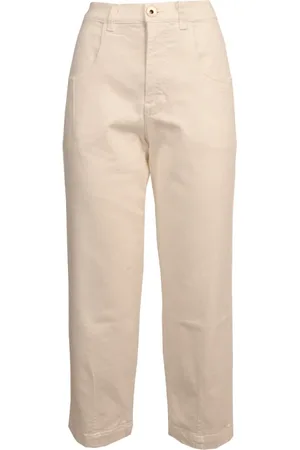 ELEVENTY Dames, Broeken, Wit, Maat: XS Denim