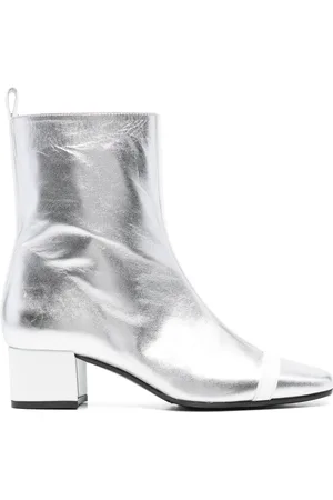 Carel Dames, Schoenen, Grijs, Maat: 38 EU Leer