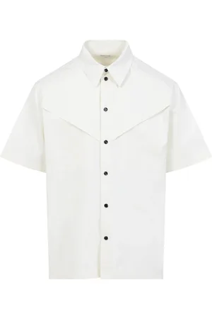 Bottega Veneta Heren, Overhemden, Wit, Maat: M Katoen