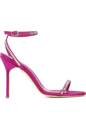 Manolo Blahnik Dames, Schoenen, Roze, Maat: 39 1/2 EU Leer