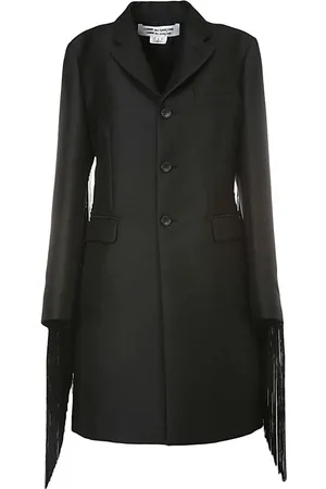 Comme des Garçons Dames, Mantels, Zwart, Maat: M Wol