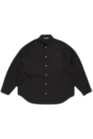 Acne Studios Heren, Overhemden, Zwart, Maat: L Katoen