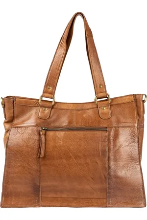 Re:designed Dames, Tassen, Bruin, Maat: ONE Size Leer